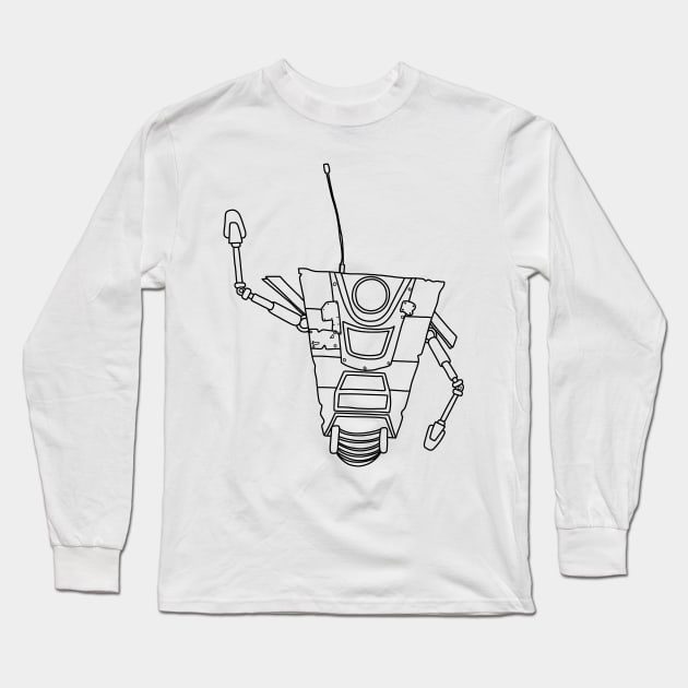 CL4P-TP - Borderlands Long Sleeve T-Shirt by valentinahramov